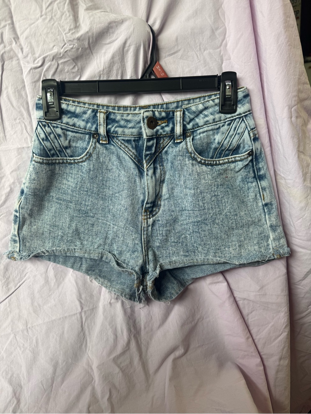 Bullhead Light Wash Denim Cutoff Shorts
